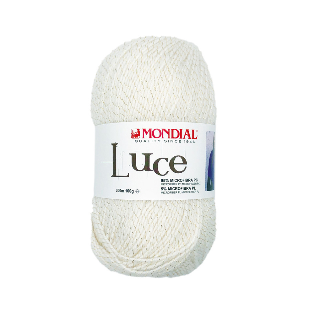 luce mondial - white (567) - 100gr (300mt) | 1pc