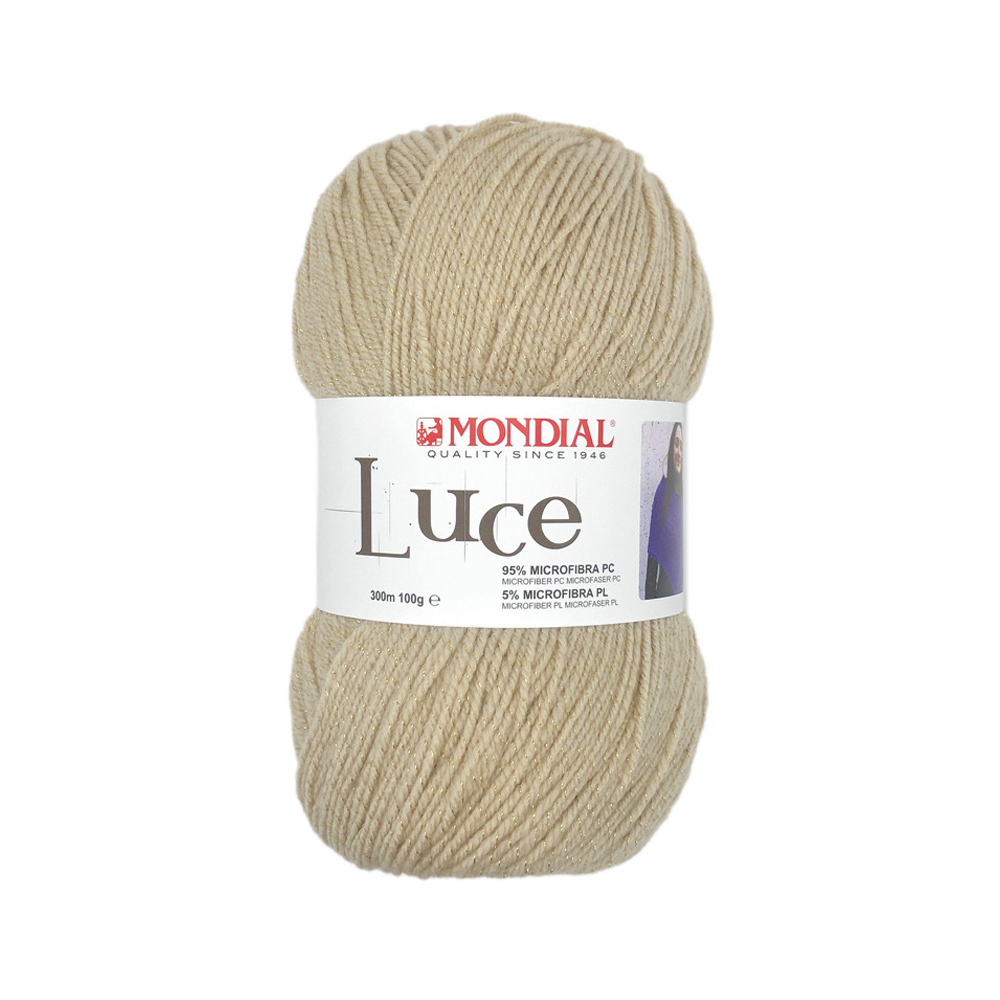 luce mondial - beige (556) - 100gr (300mt) | 1pc