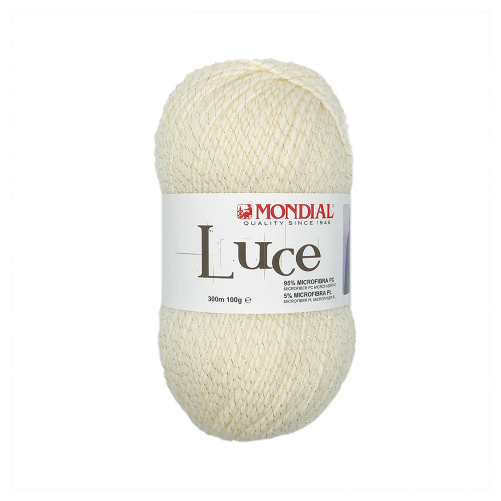 luce mondial - cream (555) - 100gr (300mt) | 1pc