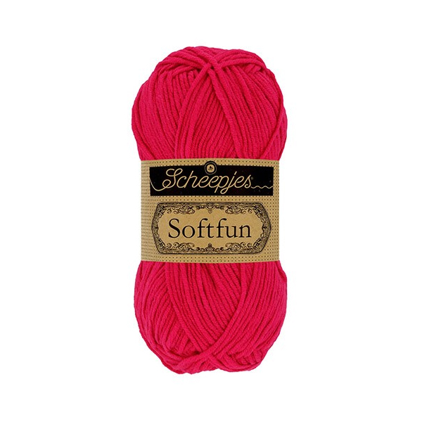 scheepjes softfun - magenta (2654) - 50gr (140mt) | 1pc
