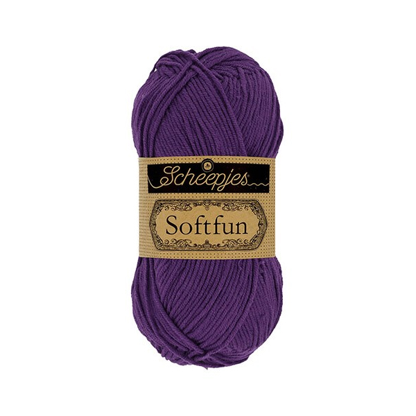 scheepjes softfun - deep violet (2515) - 50gr (140mt) | 1pc
