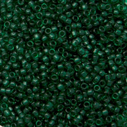 saatperlen toho 15/0 transparent green emerald (939) | 10gr