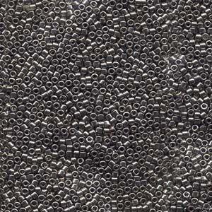 miyuki delica 8/0 - dark nickel silver | 8gr
