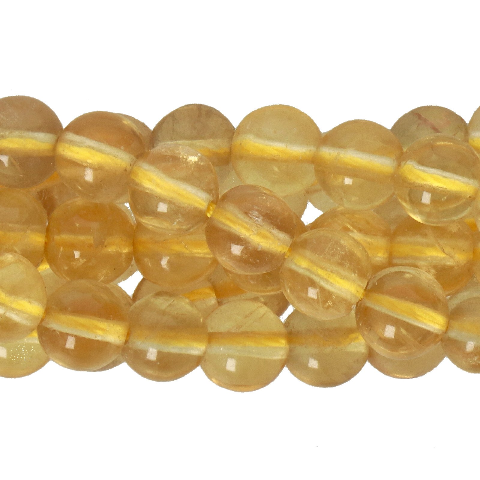 fluorit gelb glatt runde 6mm | strang 38/40cm