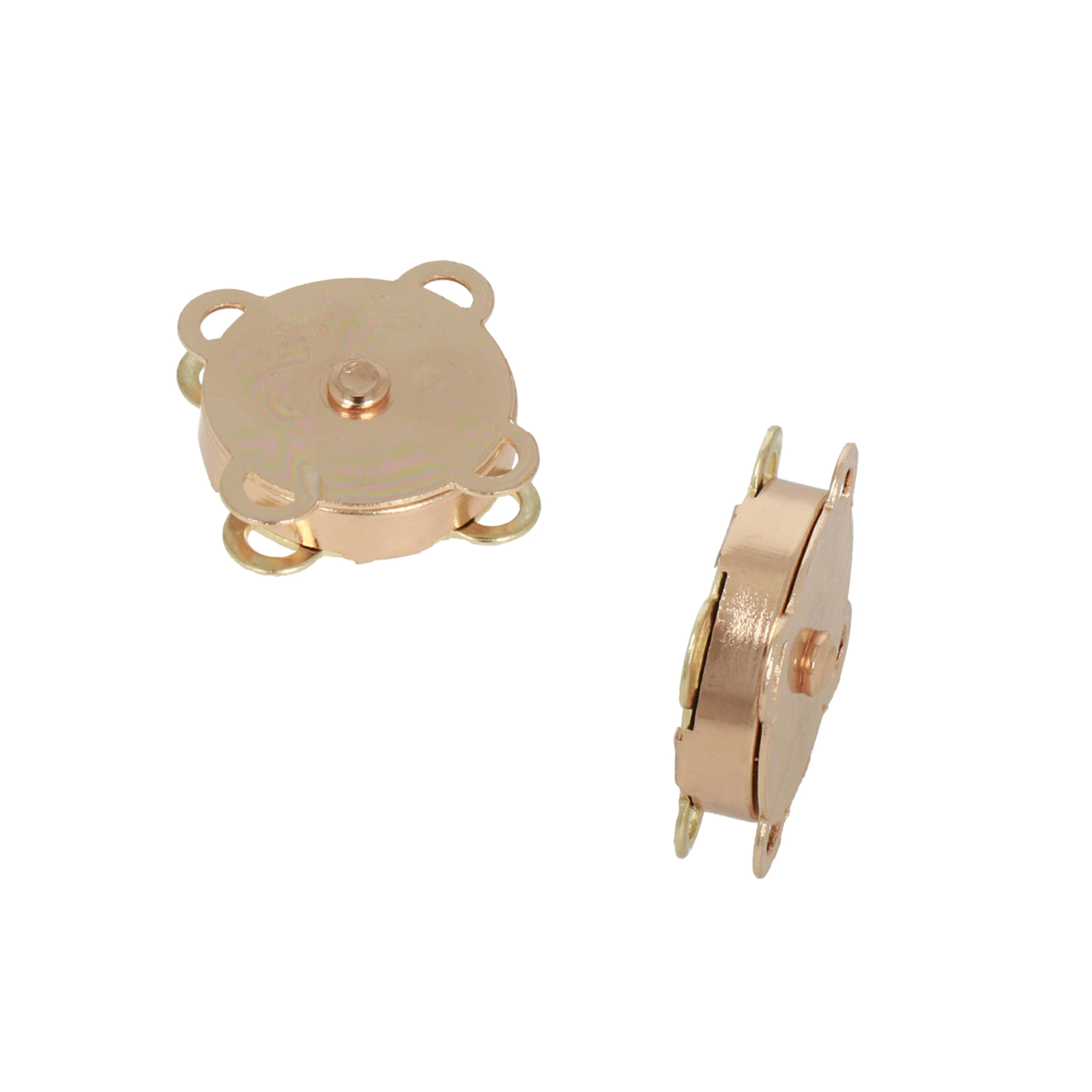 Chiusura Magnetica Da Cucire Per Borse Oro 18mm HobbyPerline