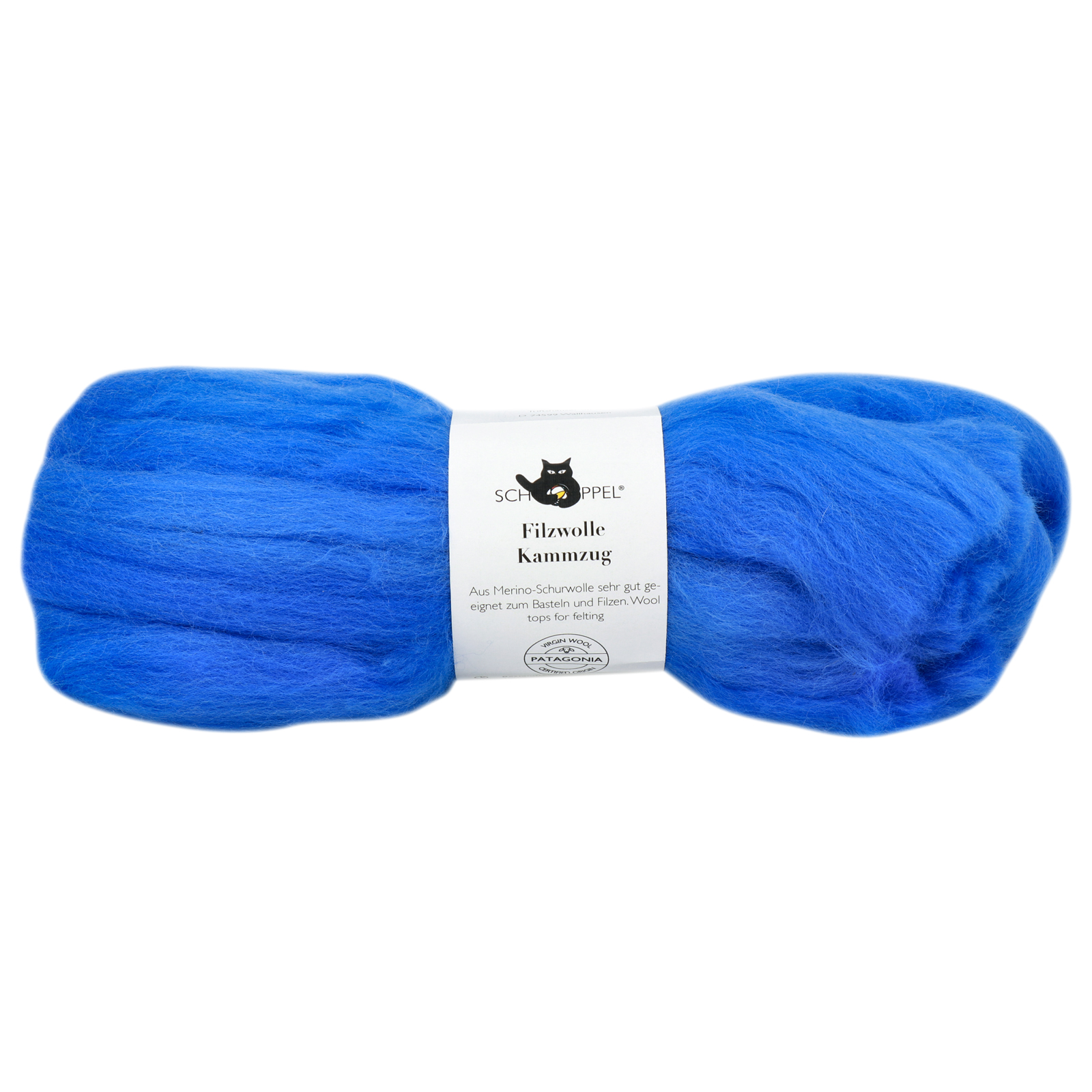 schoppel filzwolle kammzug - kornblau (4201) - 50gr | 1st