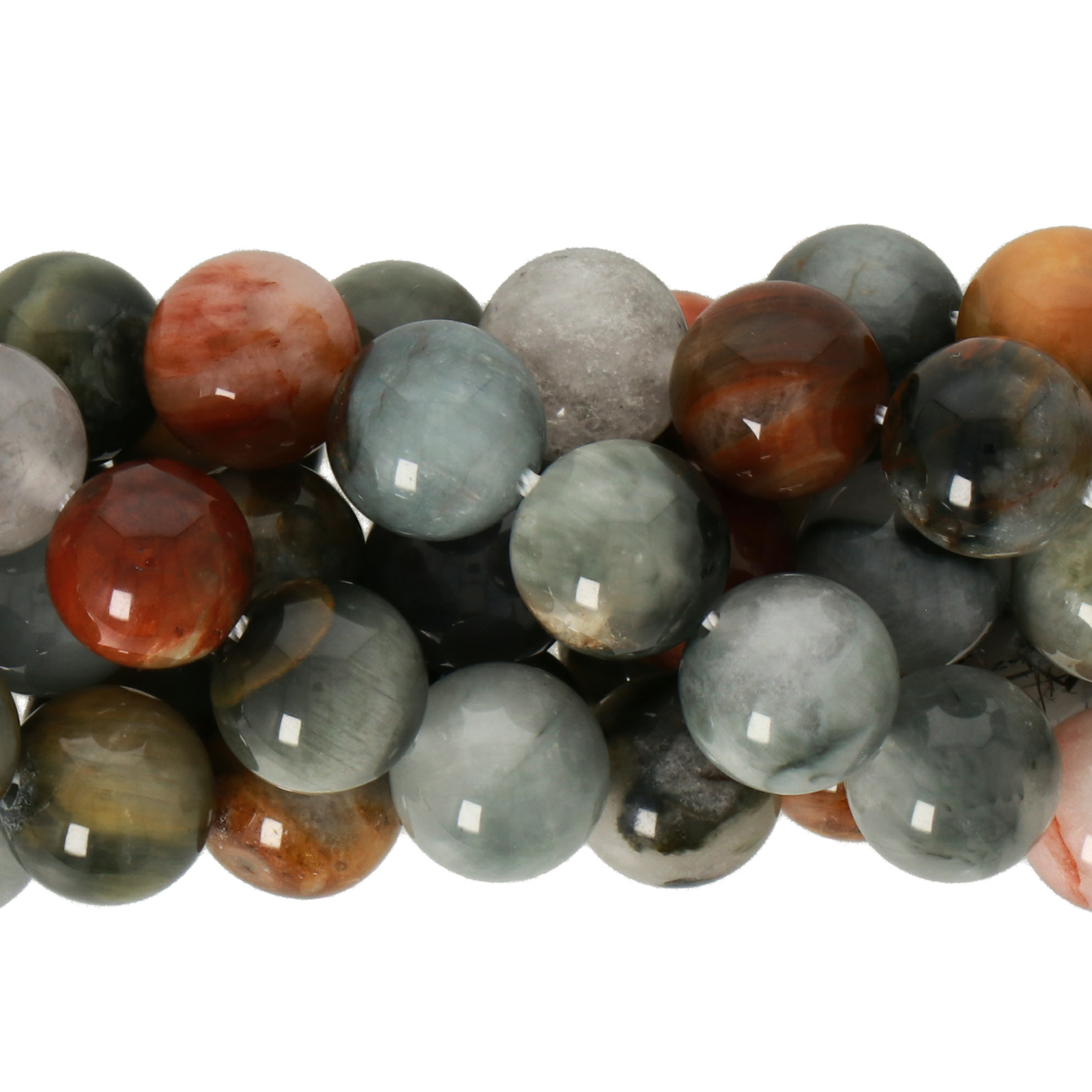adlerauge multicolor glatt rund 8mm | 10st