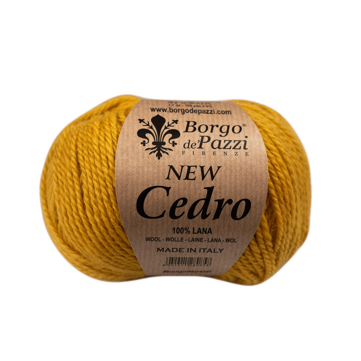 borgo de' pazzi new cedro - mustard (40) - 50gr (100mt) | 1pc