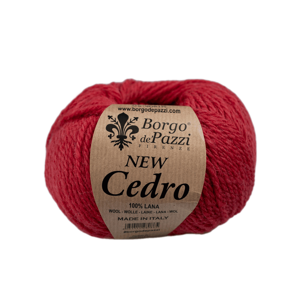 borgo de' pazzi new cedro - red (41) - 50gr (100mt) | 1pc