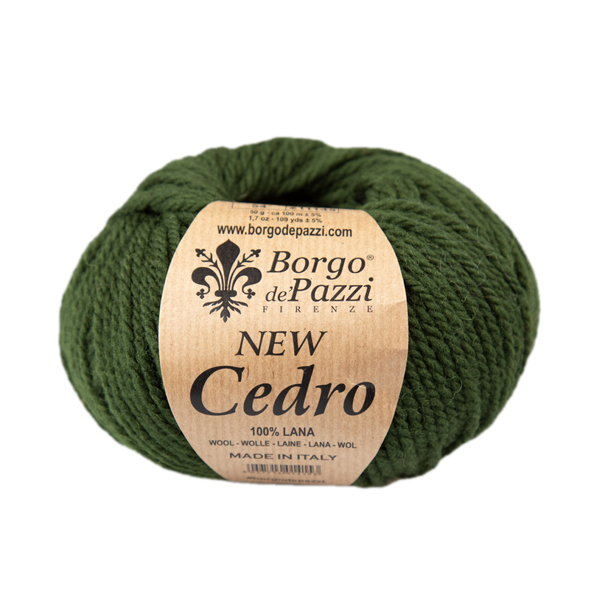 borgo de' pazzi new cedro - green (54) - 50gr (100mt) | 1pc