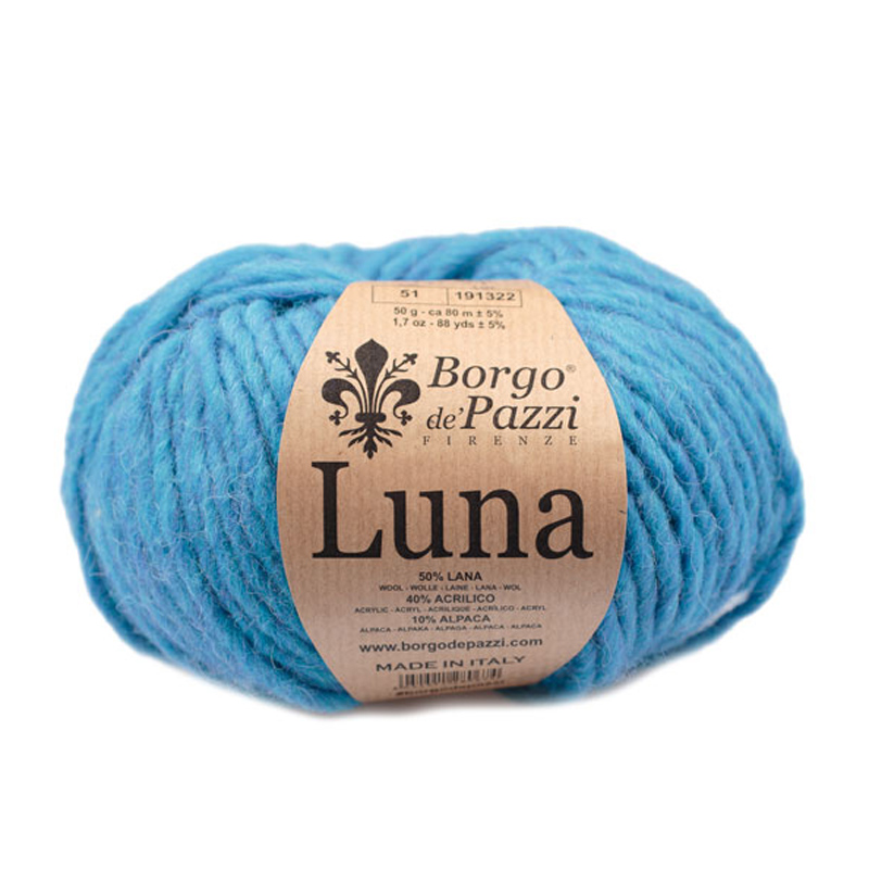 borgo de' pazzi luna - hellblau (51) - 50gr (80mt) | 1st