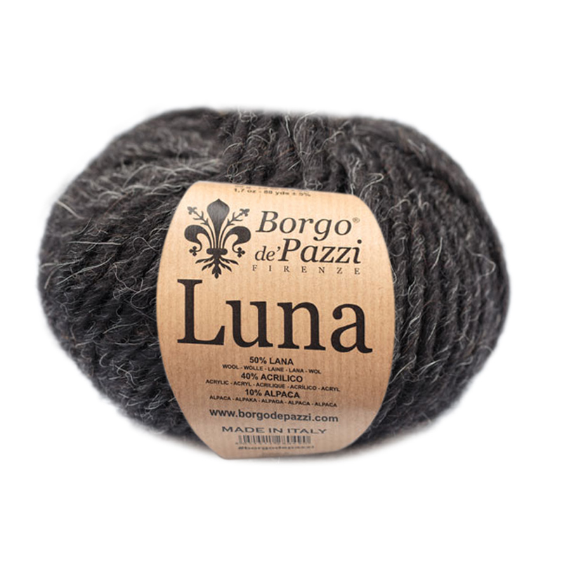 borgo de' pazzi luna - black (33) - 50gr (80mt) | 1pc