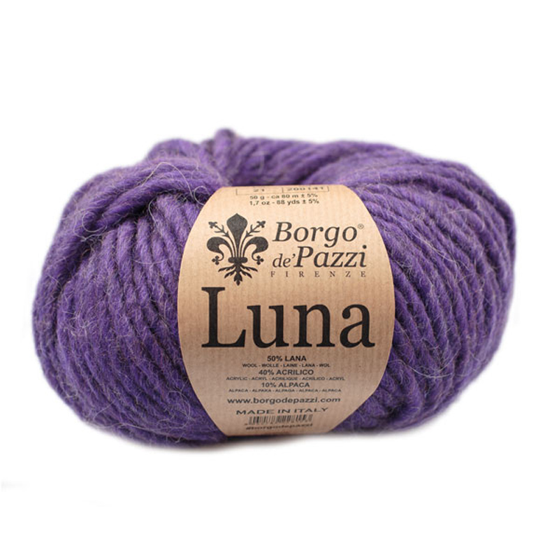 borgo de' pazzi luna - purple (21) - 50gr (80mt) | 1pc