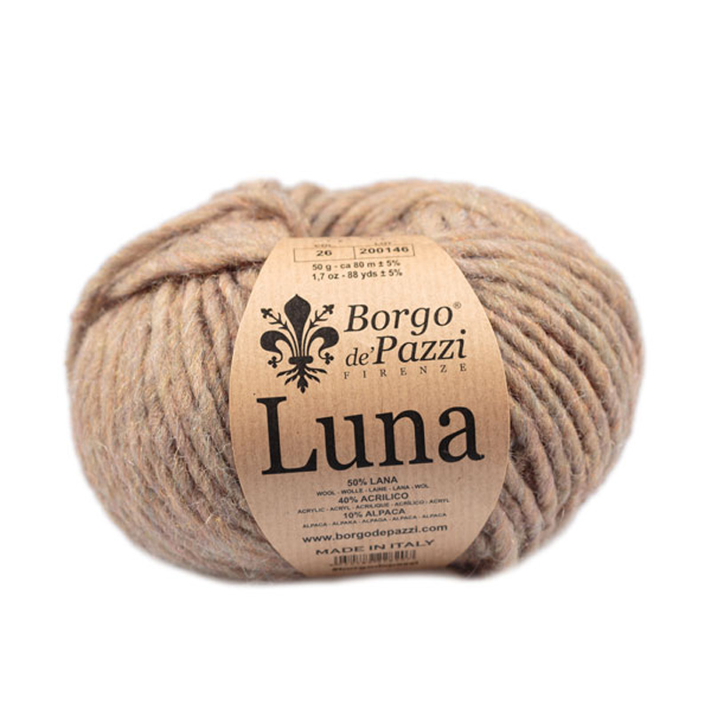 borgo de' pazzi luna - brown (26) - 50gr (80mt) | 1pc