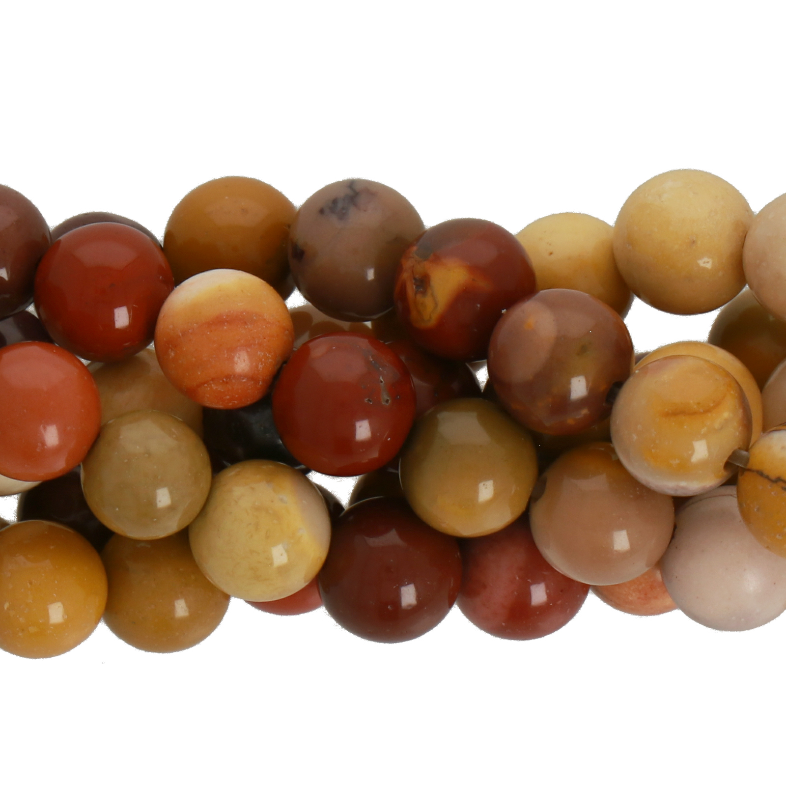 mookaite smooth round 6mm | 15pc
