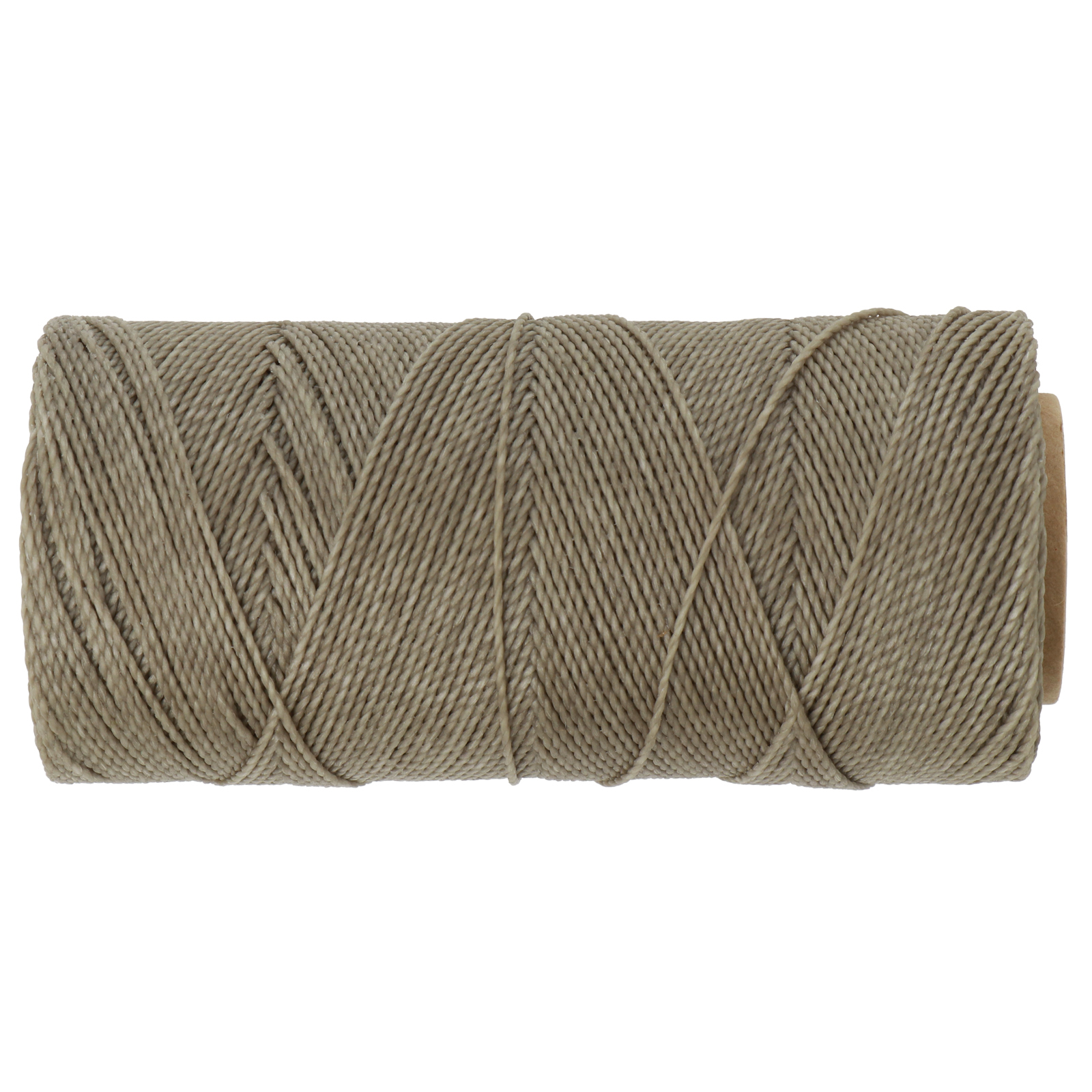 linhasita waxed polyester cord - taupe (544) 1mm - 100gr spool (aprox. 180mt) | 1pc