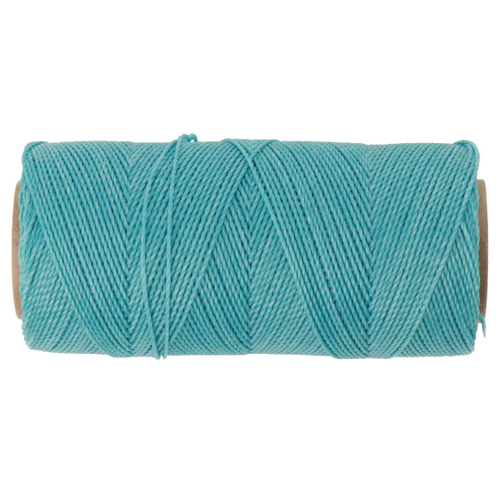 linhasita waxed polyester cord - baby blu (398) 1mm - 100gr spool (aprox. 180mt) | 1pc