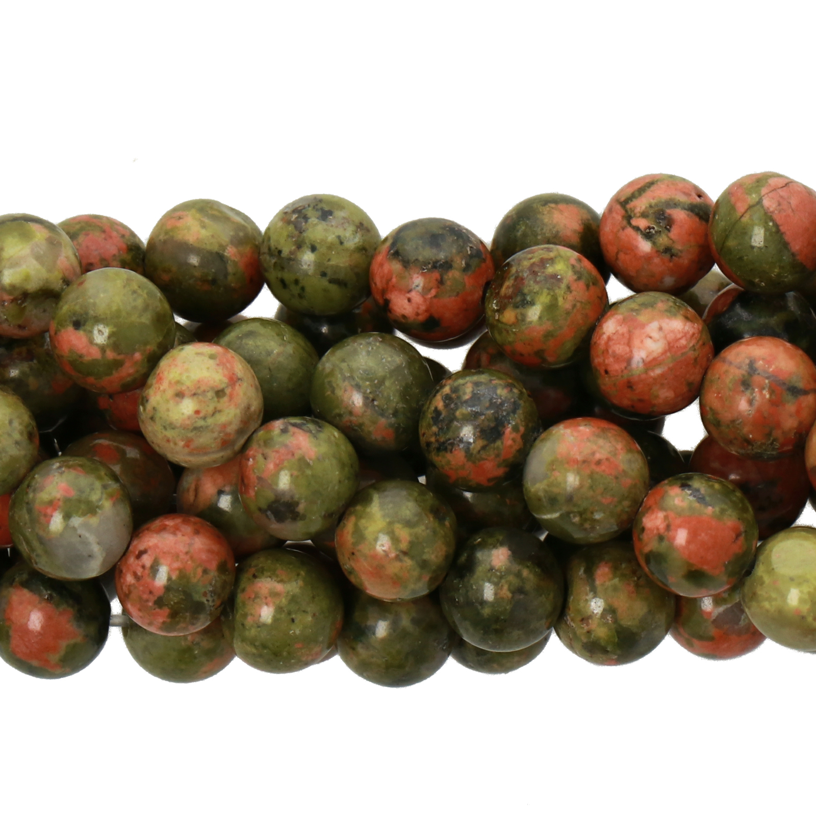unakite glatt runde 6mm | 20st