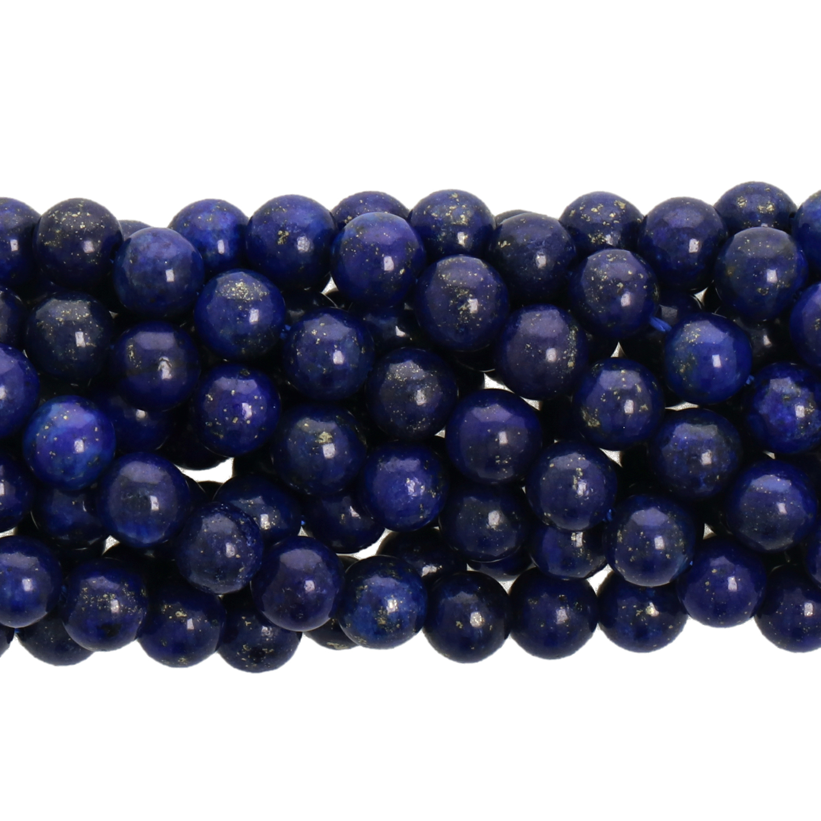 dyed lapislazzuli smooth round 4mm | 25pc
