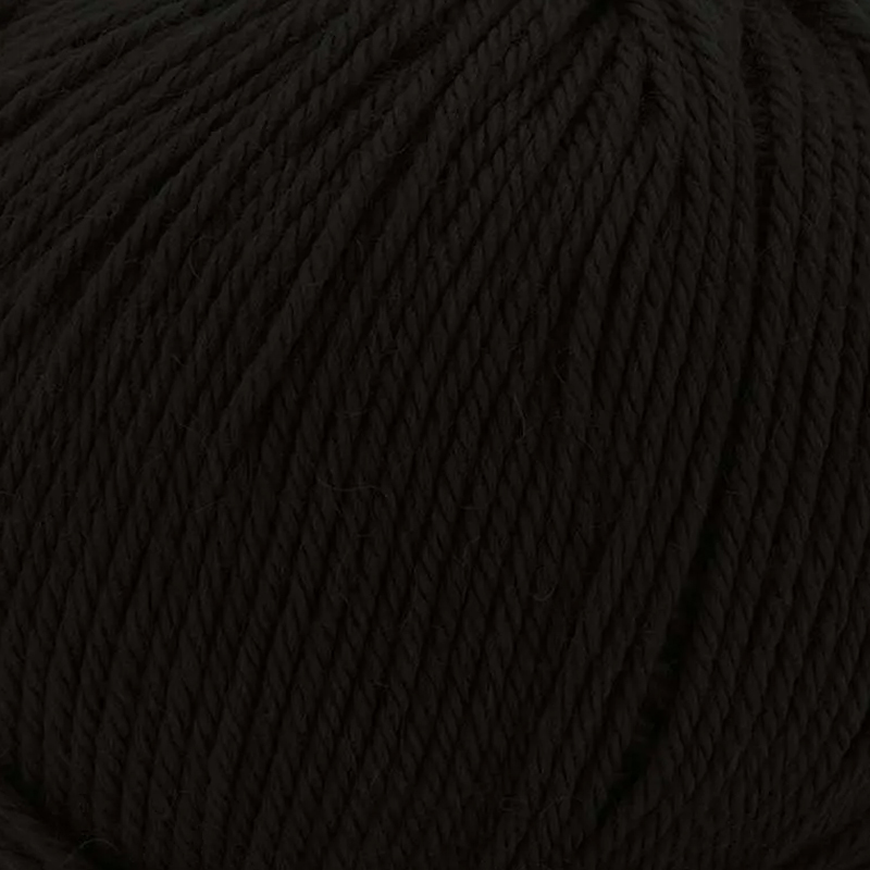 lana gatto camel hair - black (05000) - 50gr (125mt) | 1pc
