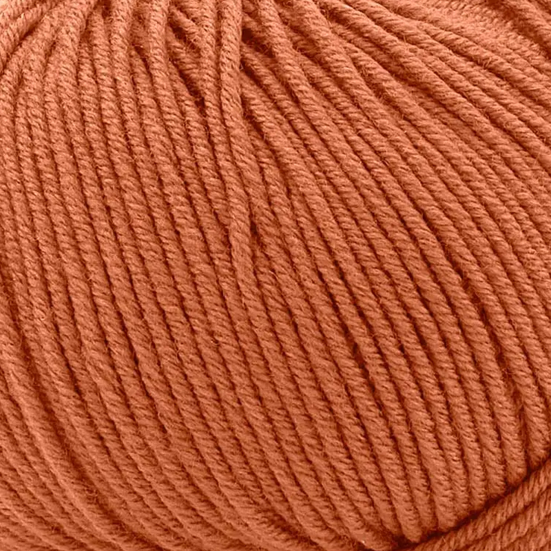 lana gatto super soft - terracotta (09427) - 50gr (125mt) | 1st