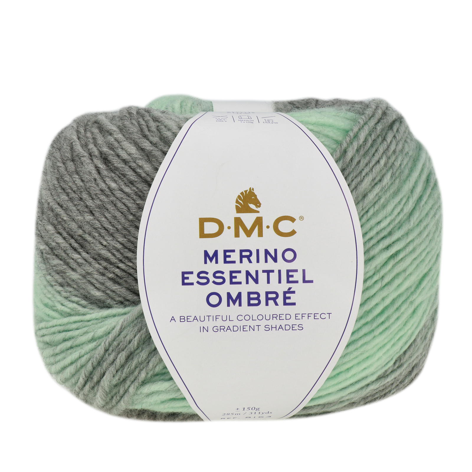 dmc merino essentiel ombré - aqua (1006) - 150gr (285mt) | 1st