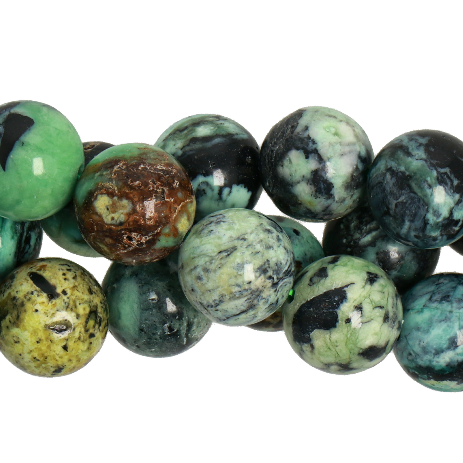 variscite glatt runde 10mm | 6st