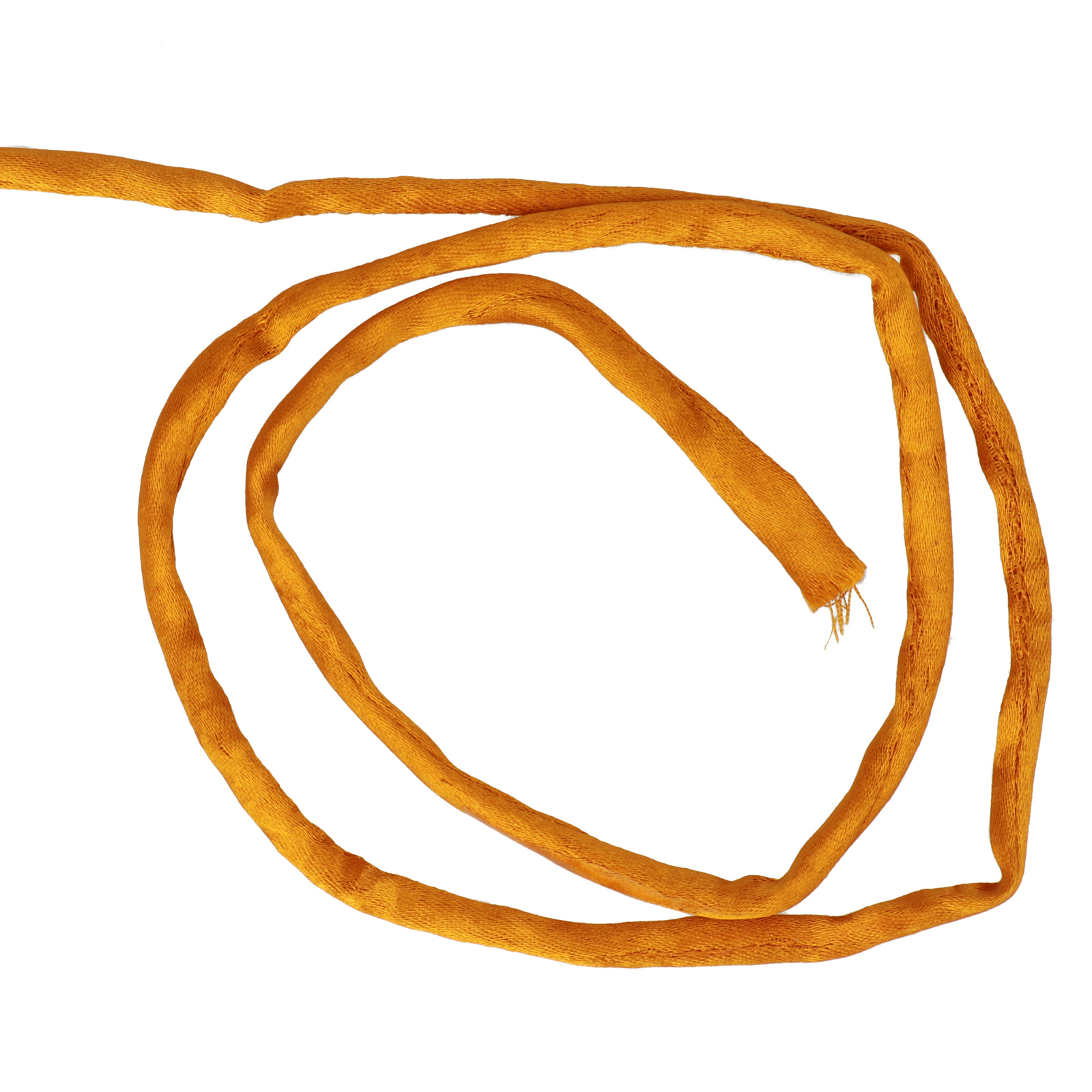gold silk flat ribbon 6mm | 2mt