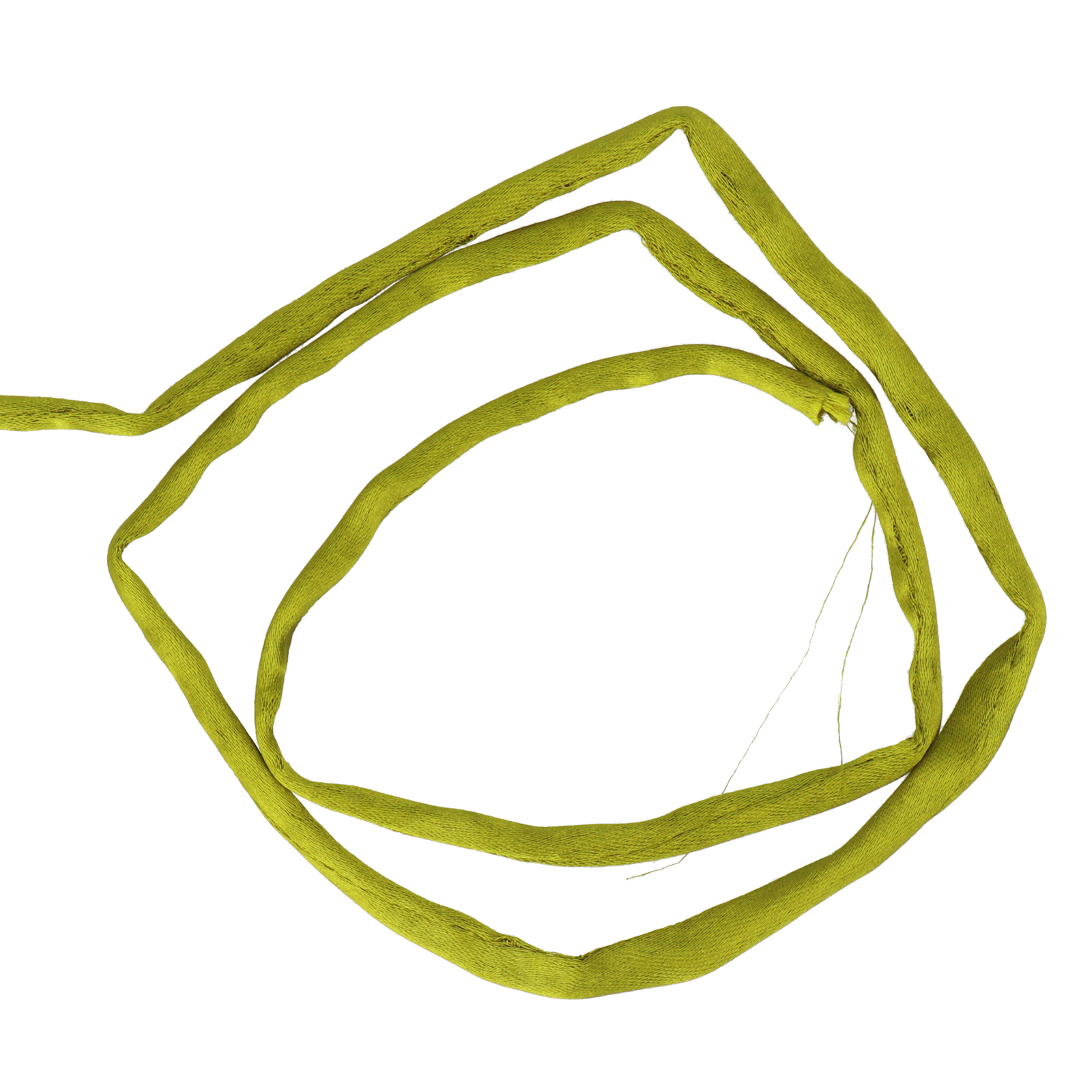 olive silk flat ribbon 6mm | 2mt