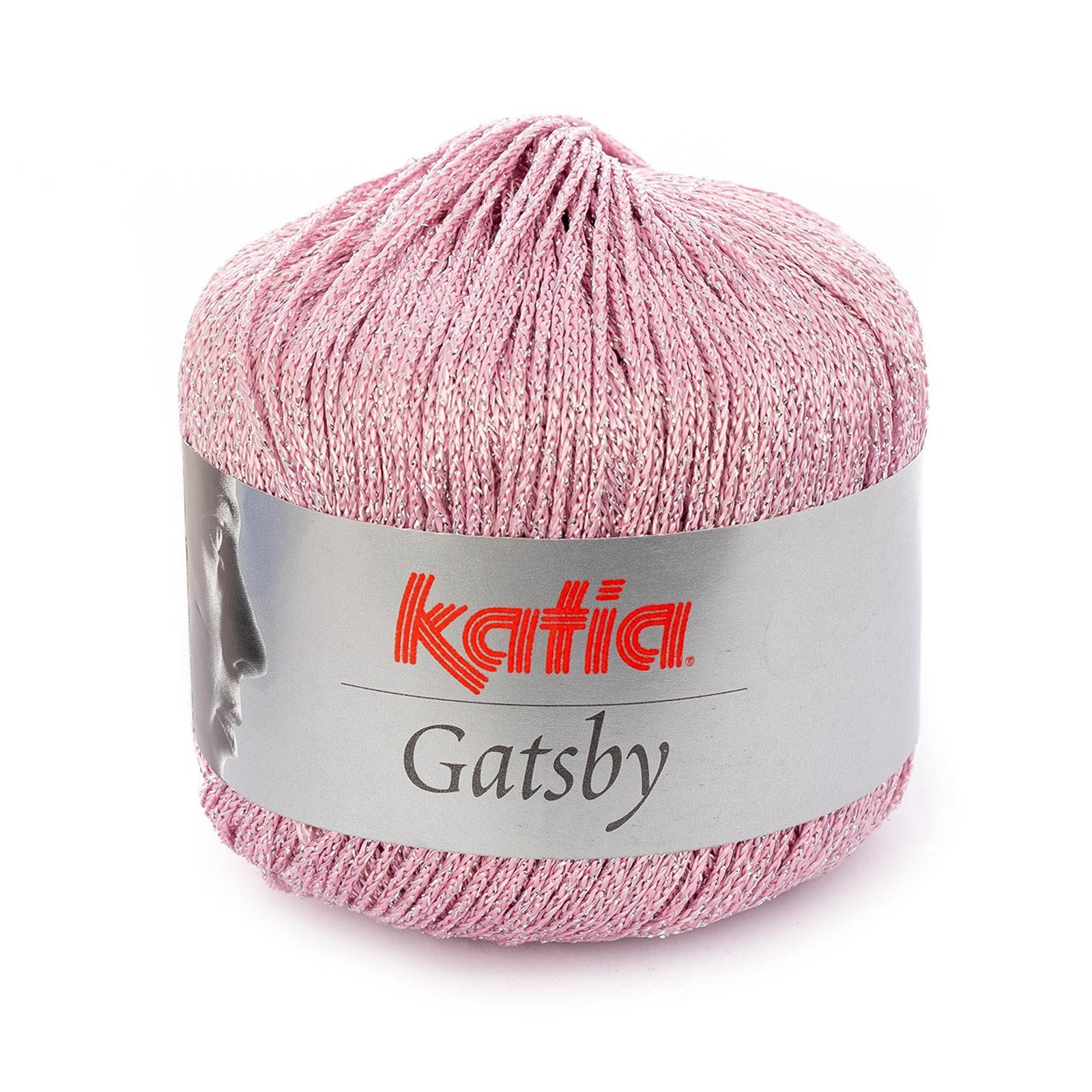 katia gatsby - pink/silver (21) - 50gr (118mt) | 1pc