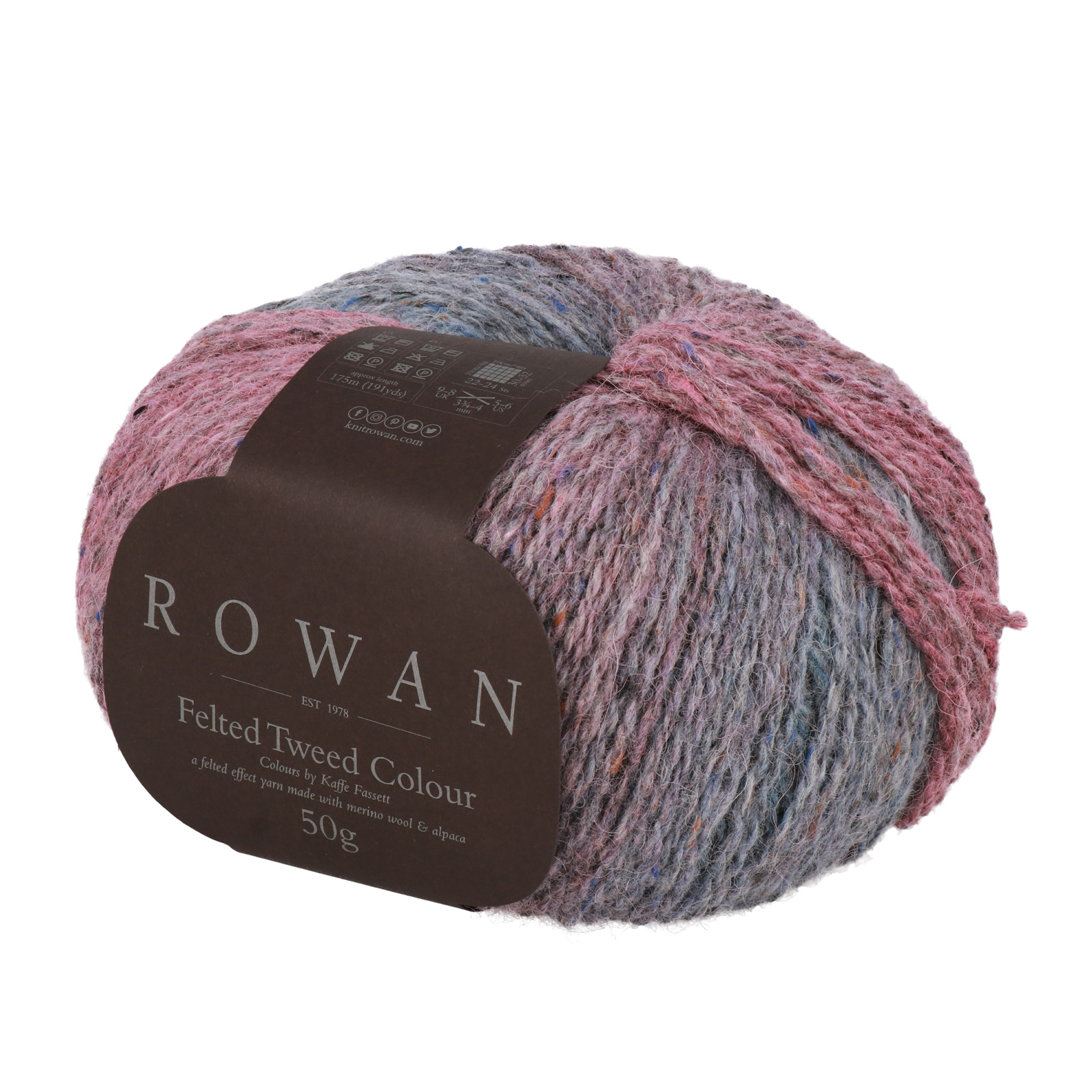 felted tweed colour rowan - blush (021) - 50gr (175mt) | 1st