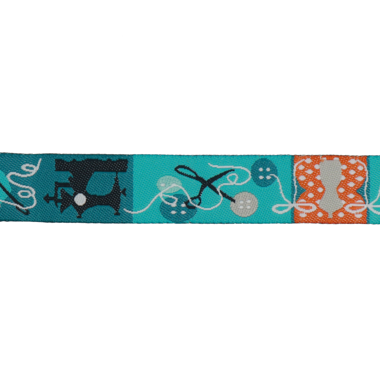 ribbon - handmade turquoise 17mm | 1mt